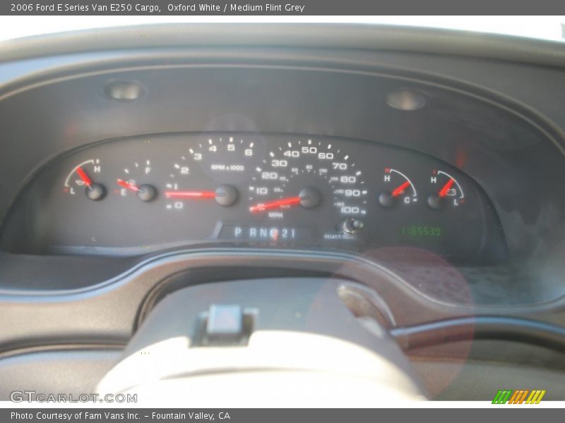 Oxford White / Medium Flint Grey 2006 Ford E Series Van E250 Cargo