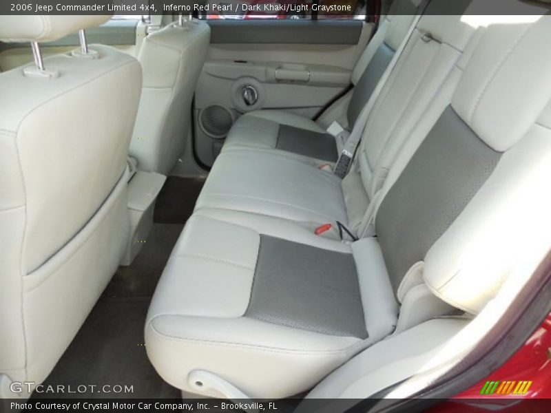 Inferno Red Pearl / Dark Khaki/Light Graystone 2006 Jeep Commander Limited 4x4