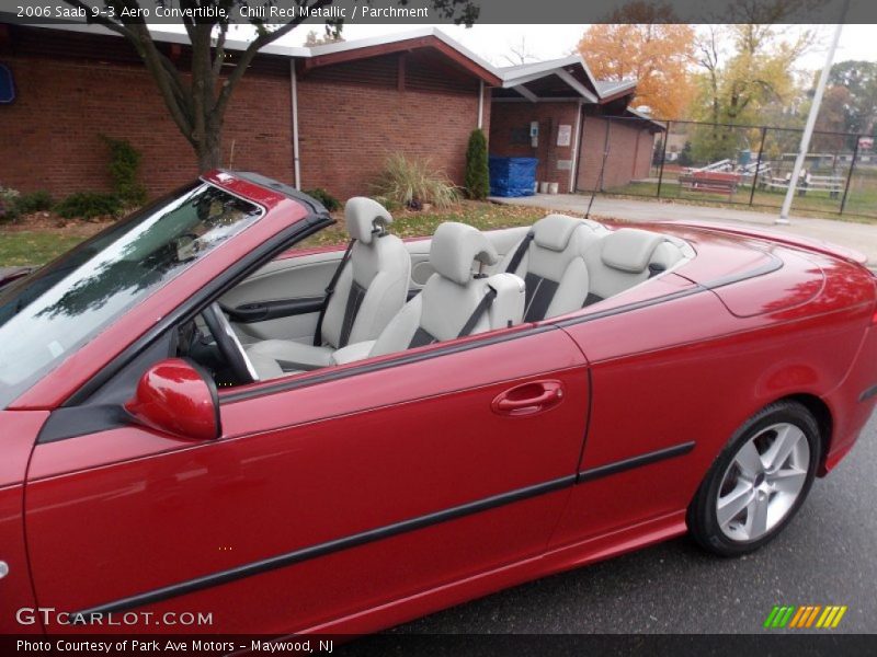 Chili Red Metallic / Parchment 2006 Saab 9-3 Aero Convertible