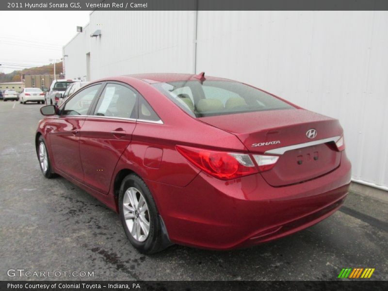 Venetian Red / Camel 2011 Hyundai Sonata GLS