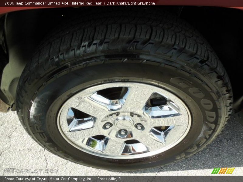 Inferno Red Pearl / Dark Khaki/Light Graystone 2006 Jeep Commander Limited 4x4
