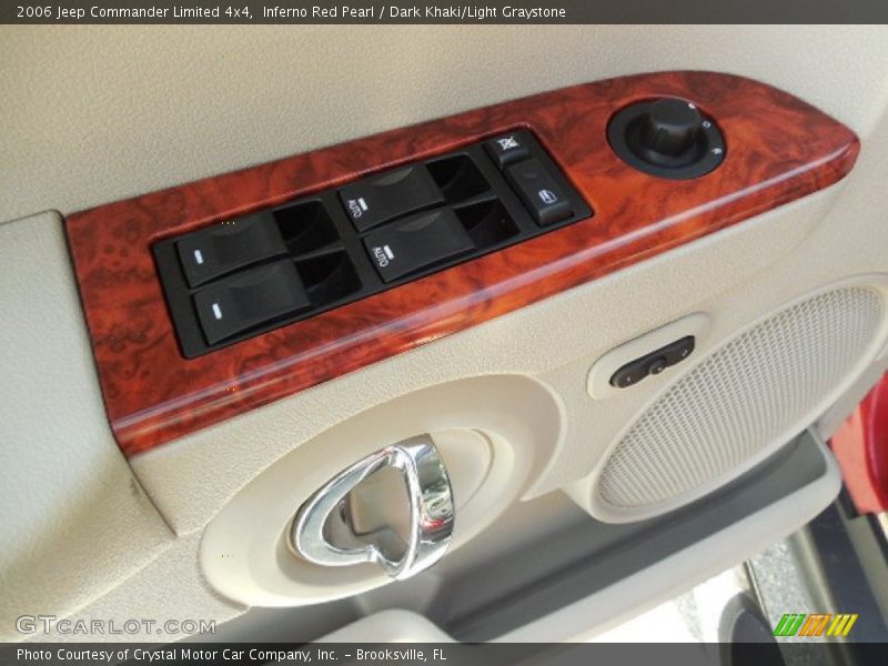Inferno Red Pearl / Dark Khaki/Light Graystone 2006 Jeep Commander Limited 4x4