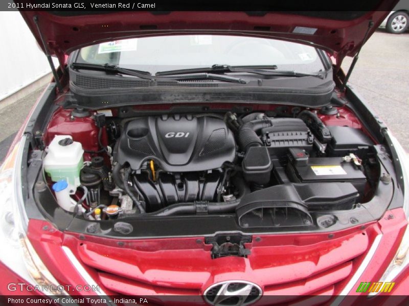 Venetian Red / Camel 2011 Hyundai Sonata GLS