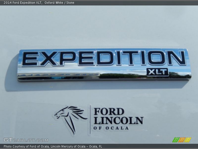 Oxford White / Stone 2014 Ford Expedition XLT