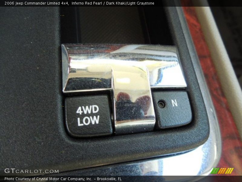 Inferno Red Pearl / Dark Khaki/Light Graystone 2006 Jeep Commander Limited 4x4