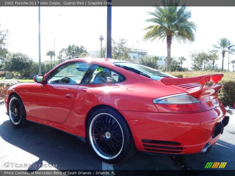 Guards Red / Graphite Grey 2002 Porsche 911 Turbo Coupe