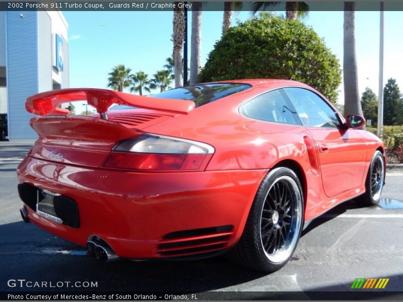 Guards Red / Graphite Grey 2002 Porsche 911 Turbo Coupe