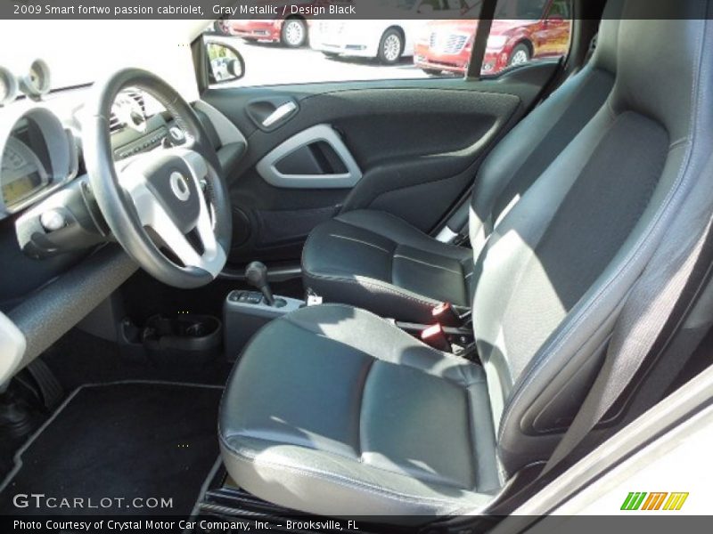Gray Metallic / Design Black 2009 Smart fortwo passion cabriolet