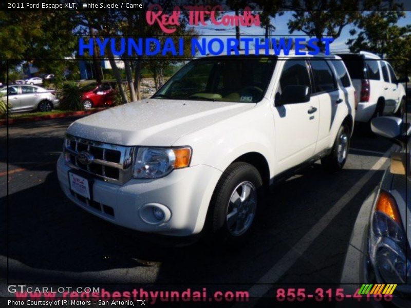 White Suede / Camel 2011 Ford Escape XLT