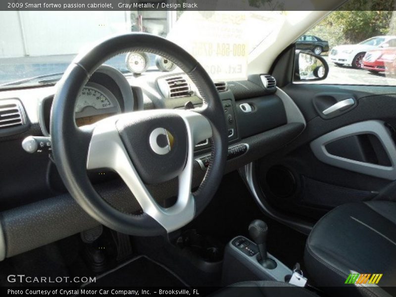 Gray Metallic / Design Black 2009 Smart fortwo passion cabriolet