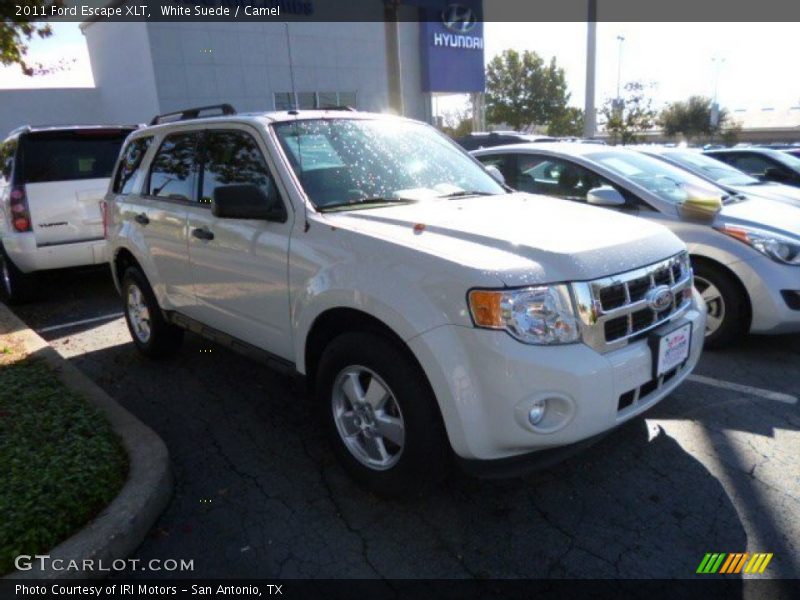 White Suede / Camel 2011 Ford Escape XLT