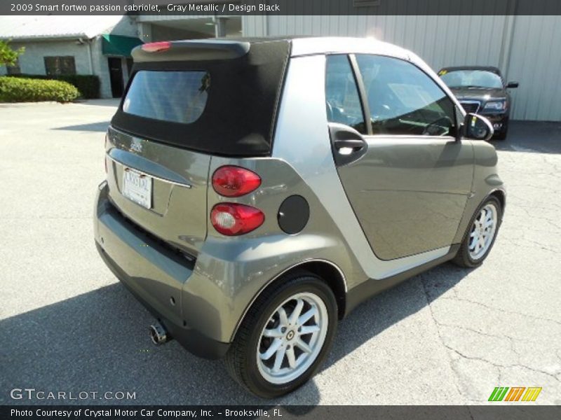Gray Metallic / Design Black 2009 Smart fortwo passion cabriolet