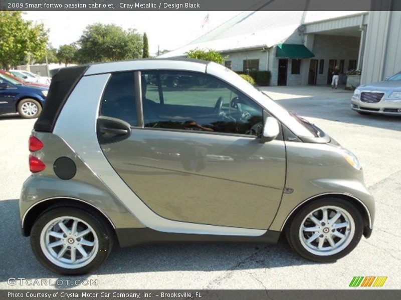 Gray Metallic / Design Black 2009 Smart fortwo passion cabriolet