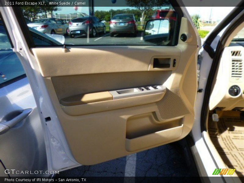 White Suede / Camel 2011 Ford Escape XLT