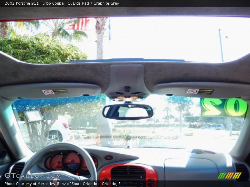 Guards Red / Graphite Grey 2002 Porsche 911 Turbo Coupe