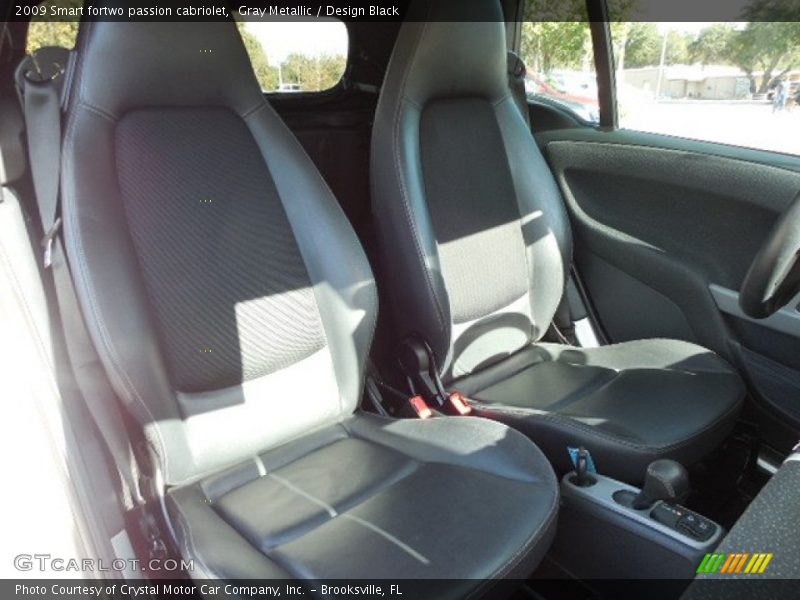 Gray Metallic / Design Black 2009 Smart fortwo passion cabriolet