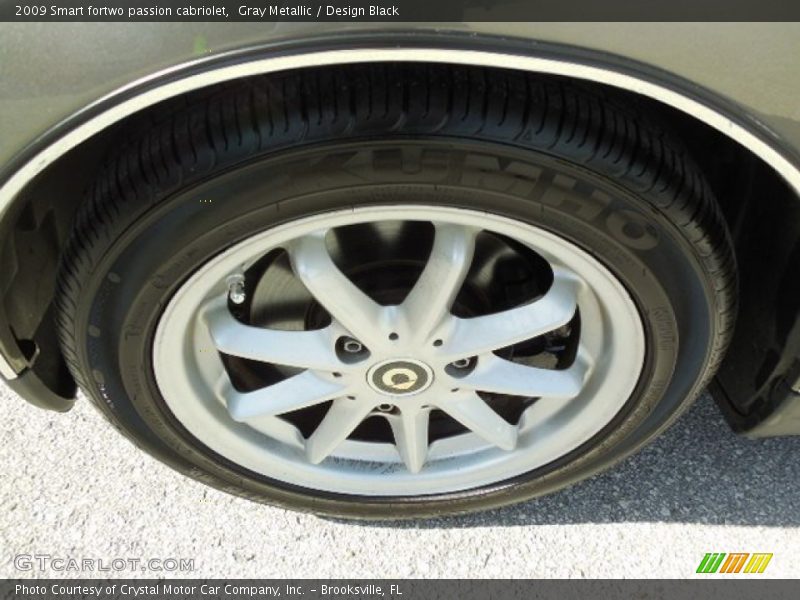Gray Metallic / Design Black 2009 Smart fortwo passion cabriolet