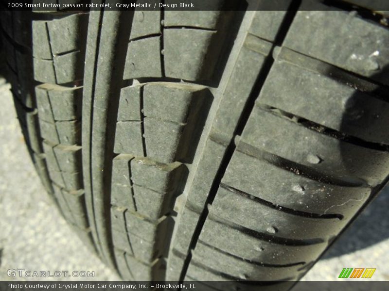 Gray Metallic / Design Black 2009 Smart fortwo passion cabriolet