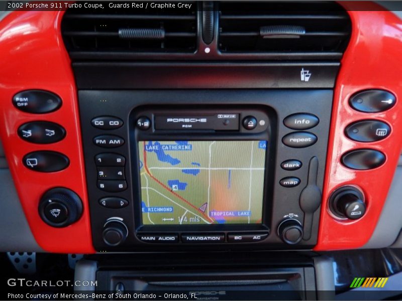 Guards Red / Graphite Grey 2002 Porsche 911 Turbo Coupe
