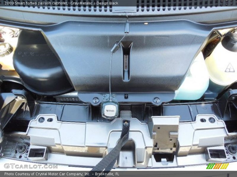 Gray Metallic / Design Black 2009 Smart fortwo passion cabriolet