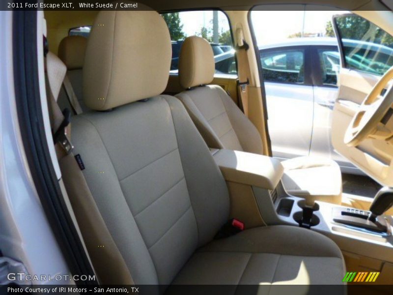 White Suede / Camel 2011 Ford Escape XLT