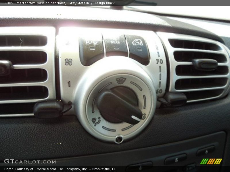 Gray Metallic / Design Black 2009 Smart fortwo passion cabriolet