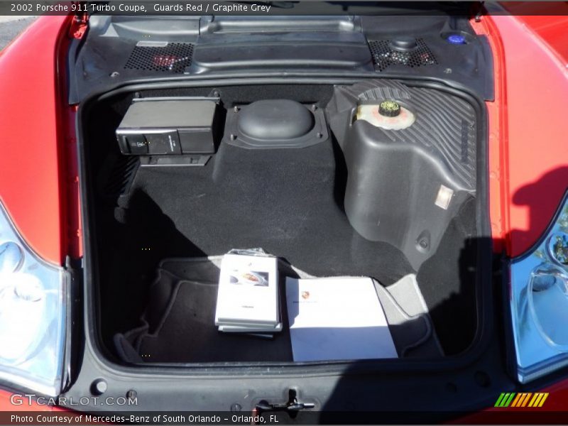 Guards Red / Graphite Grey 2002 Porsche 911 Turbo Coupe