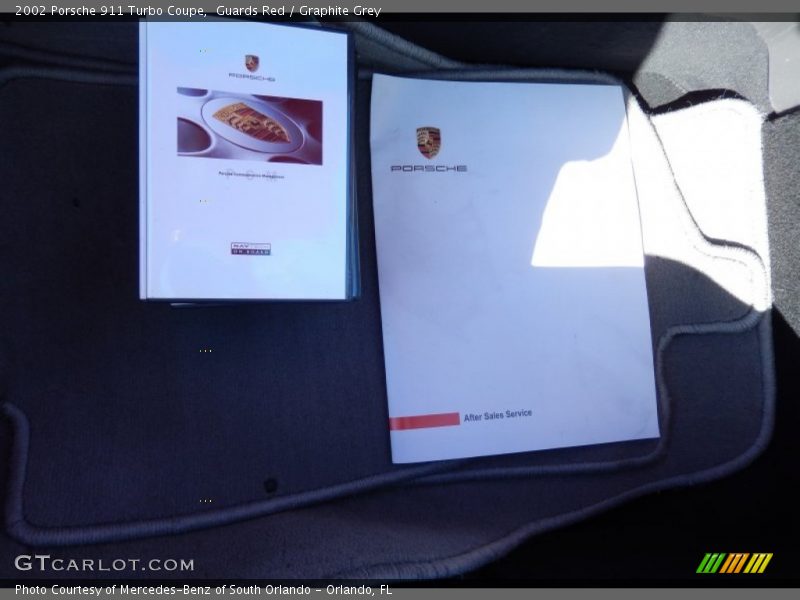Guards Red / Graphite Grey 2002 Porsche 911 Turbo Coupe