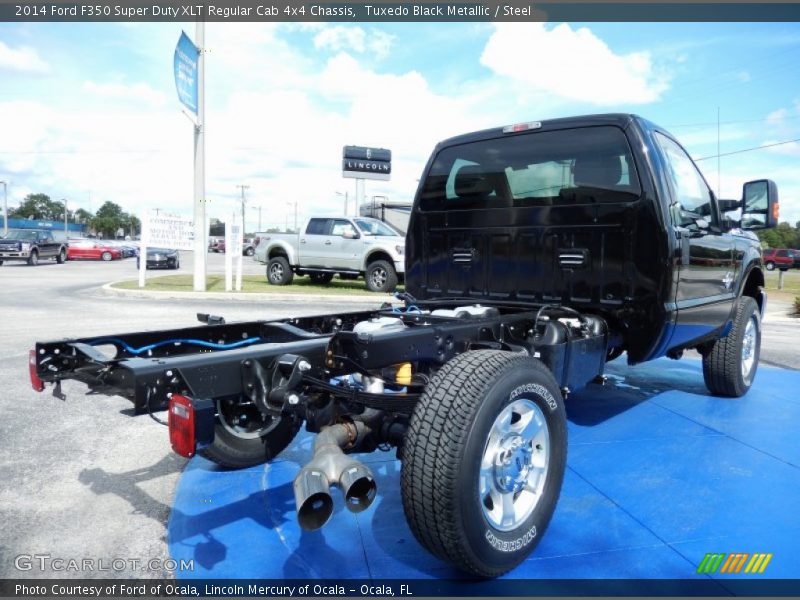Tuxedo Black Metallic / Steel 2014 Ford F350 Super Duty XLT Regular Cab 4x4 Chassis