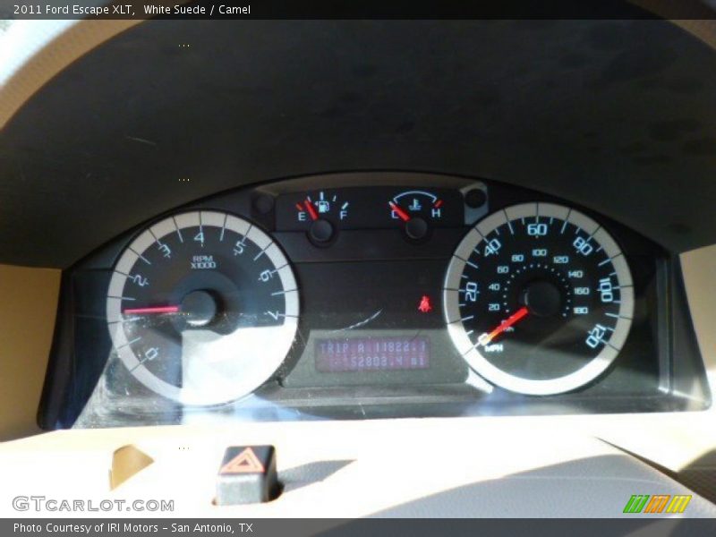 White Suede / Camel 2011 Ford Escape XLT