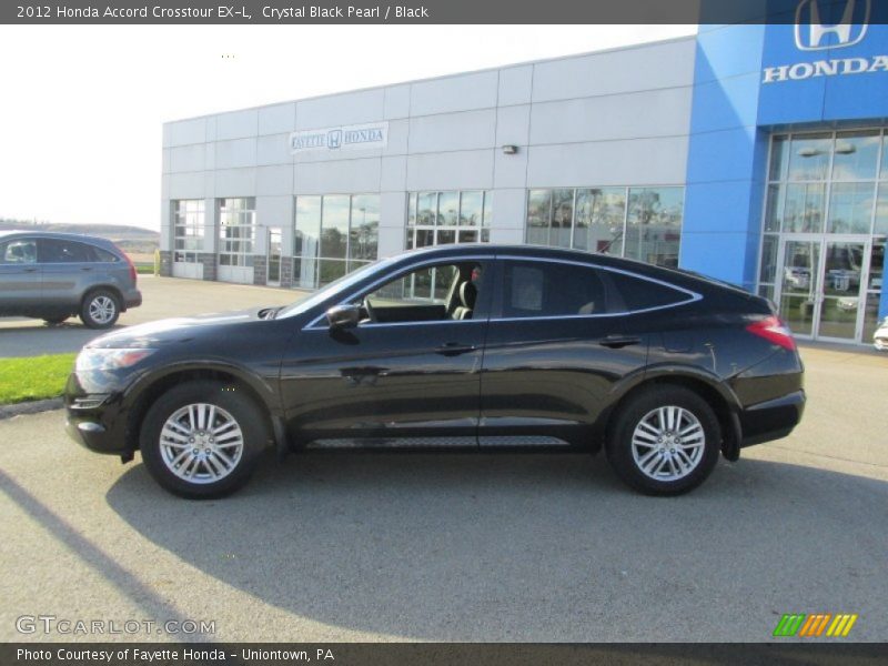 Crystal Black Pearl / Black 2012 Honda Accord Crosstour EX-L