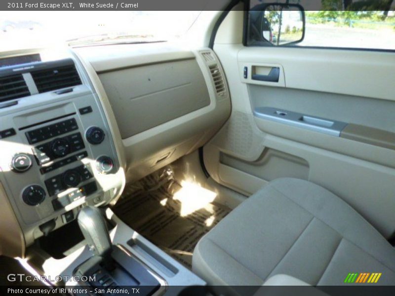 White Suede / Camel 2011 Ford Escape XLT