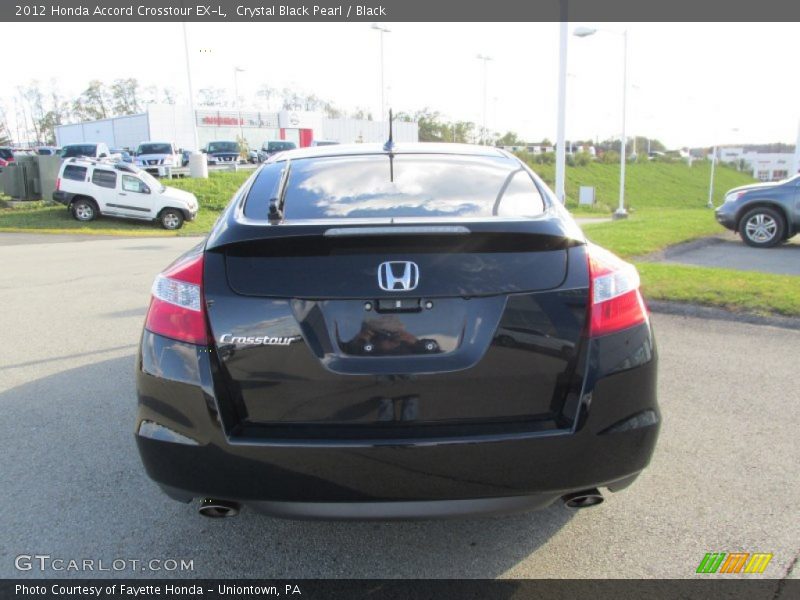 Crystal Black Pearl / Black 2012 Honda Accord Crosstour EX-L
