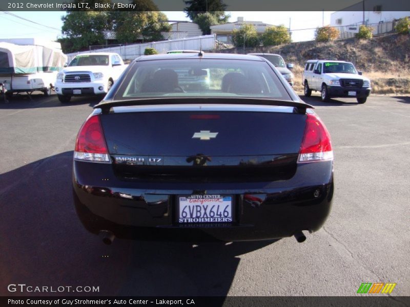 Black / Ebony 2012 Chevrolet Impala LTZ