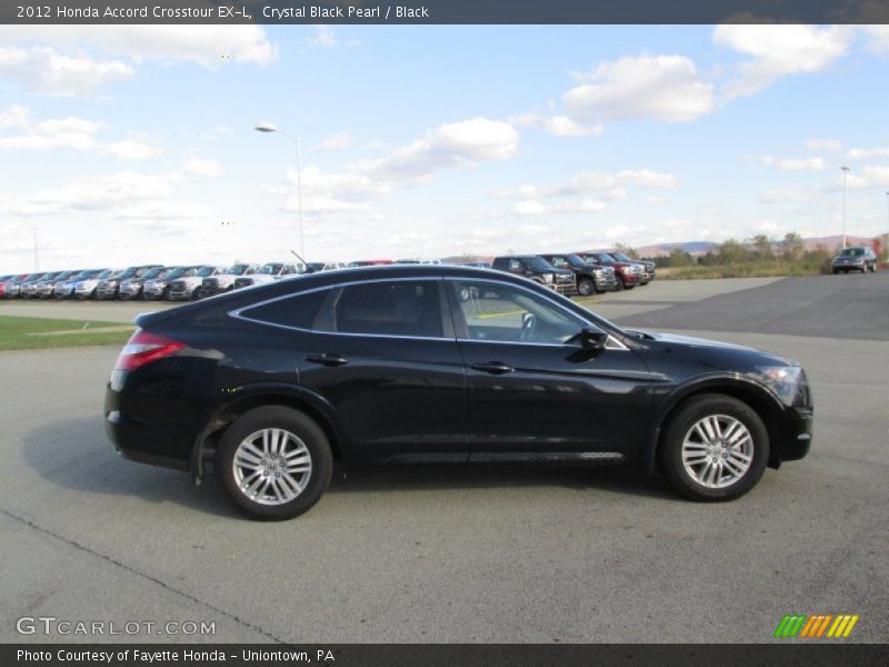 Crystal Black Pearl / Black 2012 Honda Accord Crosstour EX-L