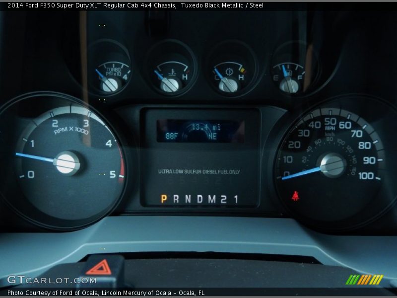  2014 F350 Super Duty XLT Regular Cab 4x4 Chassis XLT Regular Cab 4x4 Chassis Gauges