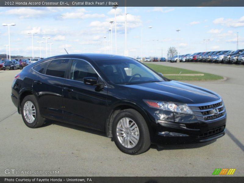 Crystal Black Pearl / Black 2012 Honda Accord Crosstour EX-L