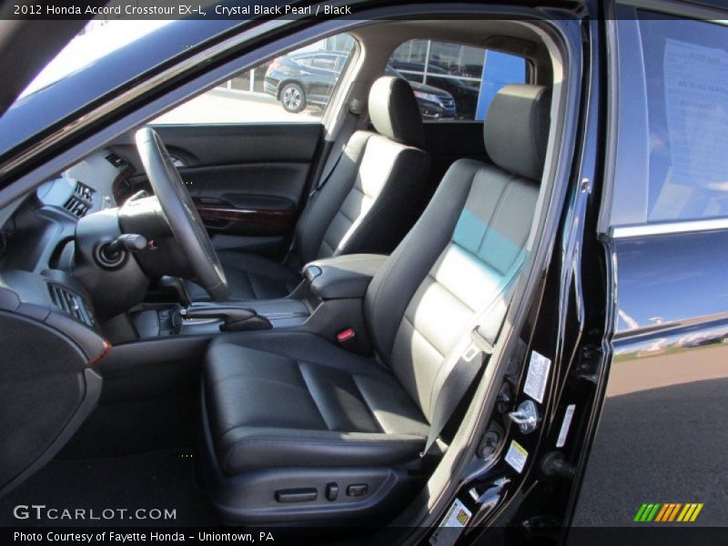 Crystal Black Pearl / Black 2012 Honda Accord Crosstour EX-L