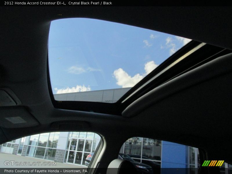 Crystal Black Pearl / Black 2012 Honda Accord Crosstour EX-L