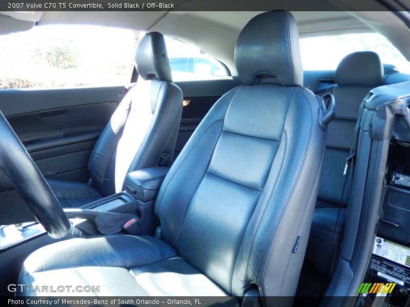 Solid Black / Off-Black 2007 Volvo C70 T5 Convertible