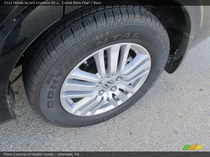 Crystal Black Pearl / Black 2012 Honda Accord Crosstour EX-L
