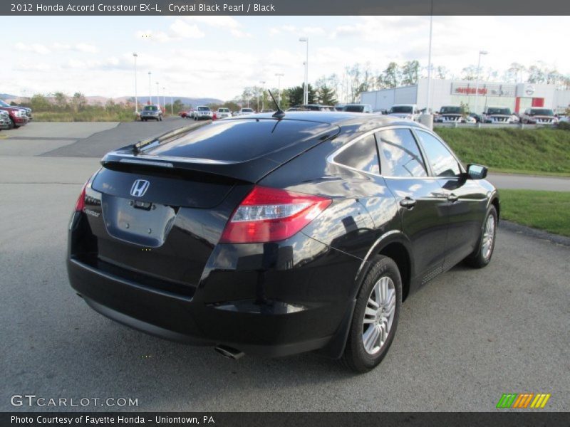 Crystal Black Pearl / Black 2012 Honda Accord Crosstour EX-L