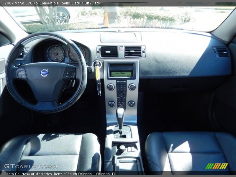 Solid Black / Off-Black 2007 Volvo C70 T5 Convertible