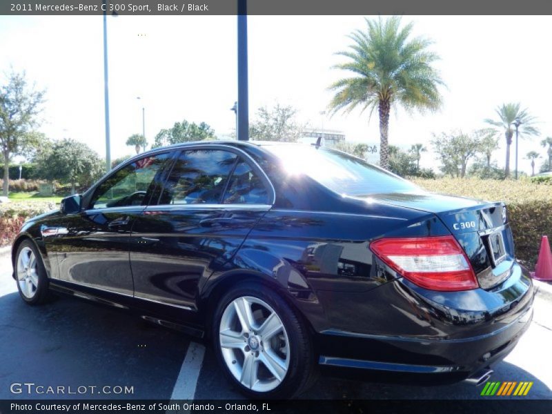 Black / Black 2011 Mercedes-Benz C 300 Sport