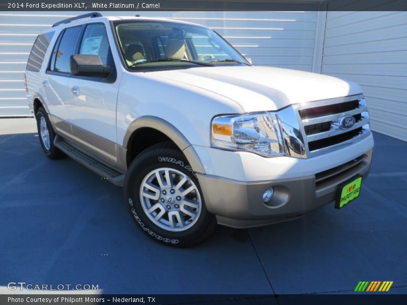 White Platinum / Camel 2014 Ford Expedition XLT