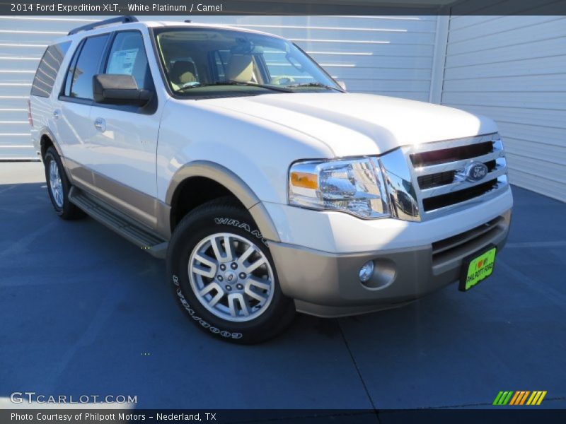 White Platinum / Camel 2014 Ford Expedition XLT