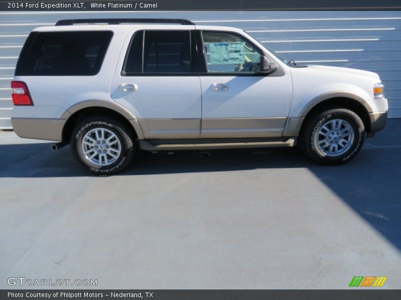 White Platinum / Camel 2014 Ford Expedition XLT