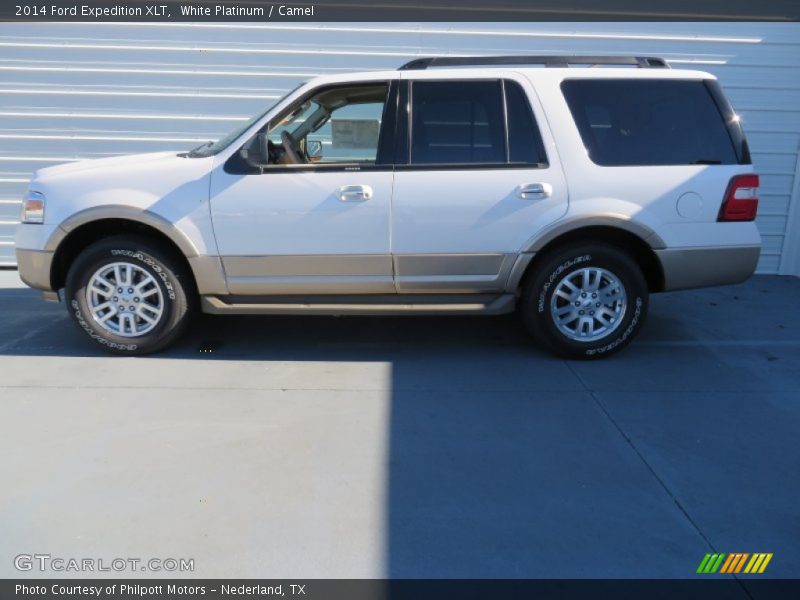White Platinum / Camel 2014 Ford Expedition XLT