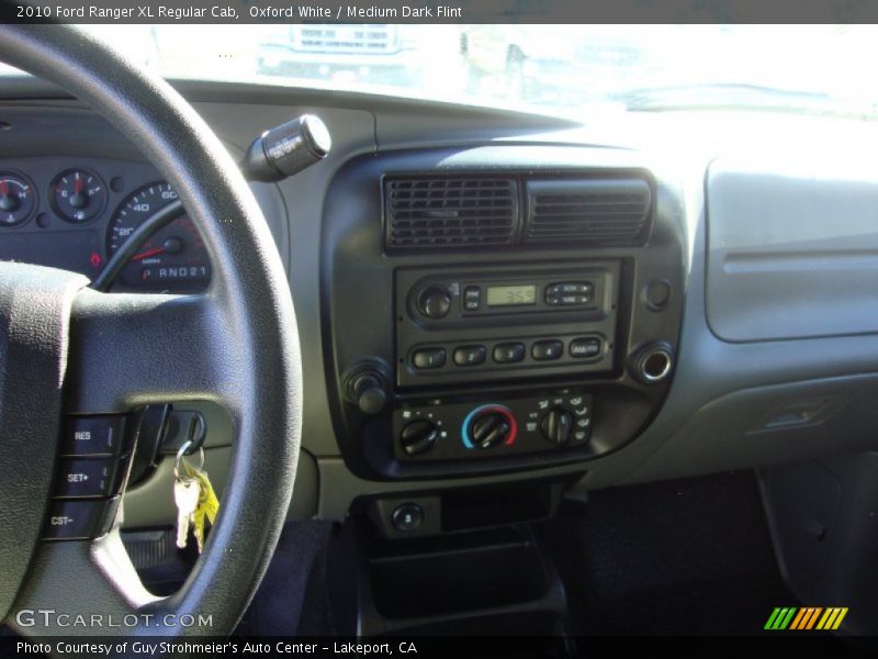 Oxford White / Medium Dark Flint 2010 Ford Ranger XL Regular Cab