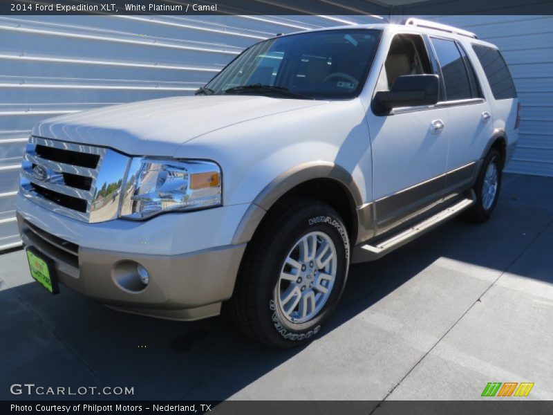 White Platinum / Camel 2014 Ford Expedition XLT